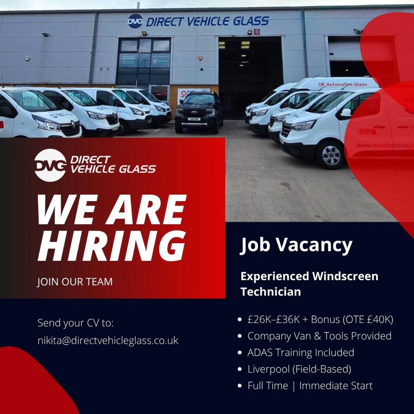 Direct Vehicle Glass is Hiring